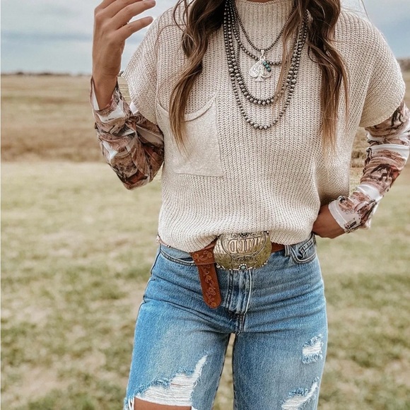 Zenana Outfitters Vibrant Pink Knit Sweater Vest 
S/M L/XL New in bag - Picture 11 of 14